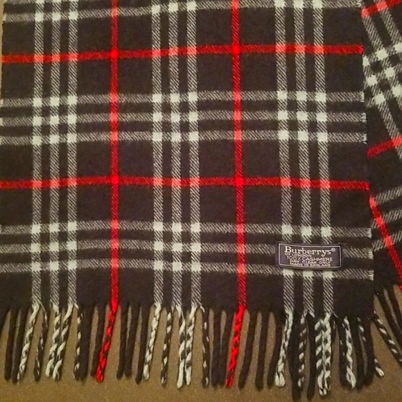 Unisex Burberry 100% Check Cashmere Scarf - Picture 2 of 12